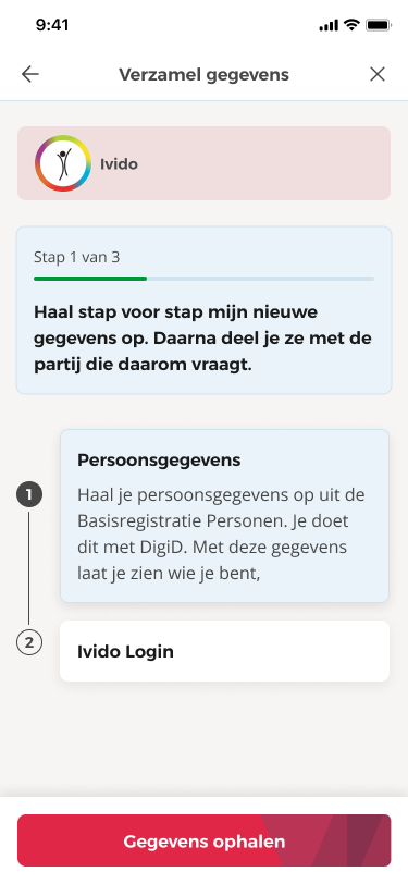 Yivi app UX design for credential formats
